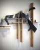 echoes in the distance | Sculptures by Craig Robb | Otten Johnson Robinson Neff + Ragonetti PC in Denver. Item made of wood with steel