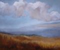 Observe | Oil And Acrylic Painting in Paintings by Caroline Adams. Item made of canvas with synthetic