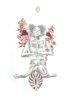 Wild Orchid | Mixed Media by Hannah Chloe. Item composed of paper and synthetic