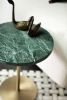 Basic Rain Forest Side Table | Tables by LAGU. Item made of brass with marble