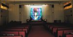 Energy Flow | Glasswork in Wall Treatments by Celinder's Glass Design | Golden Circle Church in Santa Ana. Item composed of glass