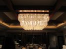 Ballroom chandelier, ballroom Crystal chandelier, R1 custom | Chandeliers by Custom Lighting by Prestige Chandelier | Raritan Valley Country Club in Bridgewater Township. Item made of glass