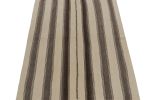 Vintage Kilim rug in Beige, Brown Striations by Rug & Kilim | Area Rug in Rugs by Rug and Kilim