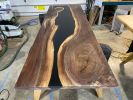 Wood & Resin Epoxy Sliding Door (2) | Furniture by Carlberg Design. Item composed of wood