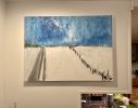 Churchtown Dairy in Winter | Oil And Acrylic Painting in Paintings by George Ayres