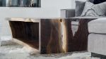 Live Edge Black Walnut Waterfall Coffee Table 298 | Tables by KC Custom Hardwoods