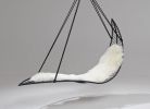 Studio Stirling LEAF chair at Zulu Rock Lodge South Africa | Swing Chair in Chairs by Studio Stirling. Item made of steel works with minimalism & country & farmhouse style