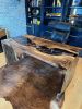 Waterfall Epoxy Coffee Table - Resin Table | Tables by Tinella Collection. Item made of oak wood works with minimalism & contemporary style