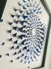 Into The Blue | Wall Sculpture in Wall Hangings by Lorna Doyan. Item made of paper works with contemporary & modern style