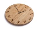 Oak Wood Wall Clock RALFS | Decorative Objects by DABA. Item made of oak wood works with minimalism & contemporary style