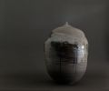 RWH-83, Large black clay female vessel. | Vase in Vases & Vessels by Rosa Wiland Holmes. Item composed of stoneware
