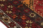 Vintage Konya Rug Mid Century Red Black Gold All Over | Area Rug in Rugs by Rug and Kilim