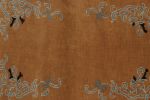 Rug & Kilim’s Chinese Art Deco Rug, Brown with Greek Key | Area Rug in Rugs by Rug and Kilim