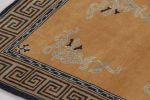Rug & Kilim’s Chinese Art Deco Rug, Brown with Greek Key | Area Rug in Rugs by Rug and Kilim