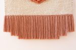 Pink Matter | Macrame Wall Hanging in Wall Hangings by Keyaiira | leather + fiber. Item composed of fabric & fiber