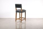 Bruno Stool by Costantini in Argentine Rosewood and Leather | Counter Stool in Chairs by Costantini Design. Item composed of wood and leather