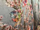 Dance of Flowers, Smiling Silver Sky | Oil And Acrylic Painting in Paintings by Leisa Rich | Westside Station by Brock Built in Atlanta. Item composed of fabric and synthetic