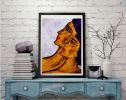 Colores de sensualidad 12 | Oil And Acrylic Painting in Paintings by Elena Parau. Item composed of paper compatible with minimalism and contemporary style