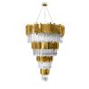 VK4023 EMPIRE | Chandeliers by alanmizrahilighting | New York in New York. Item made of brass with glass