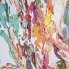 Energy Abstract Painting Triptych 40x90in Custom | Oil And Acrylic Painting in Paintings by Monika Kupiec Abstract Art. Item made of canvas with synthetic works with art deco style