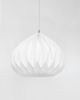 Modern Pendant Lamp - Linen Lampshade - UME LAMP | Pendants by La Loupe. Item made of linen works with mid century modern & contemporary style