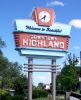 Downtown Gateway Neon Sign | Signage by Judith Mayer. Item made of steel