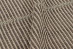 Rug & Kilim’s Textural Accent Kilim, Square Rug in Greige | Area Rug in Rugs by Rug and Kilim