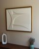 No. 103 Japandi Plaster Wall Relief - Scandinavian Decor | Wall Sculpture in Wall Hangings by Joseph A