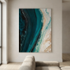 Continental Dropoff — Abstract Oceanic Canvas Art | Prints in Paintings by Alpenglow Workshop. Item composed of canvas compatible with contemporary and coastal style