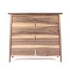 Rian Dresser, Walnut with Custom Brass Pulls | Storage by Semigood Design. Item made of walnut & brass