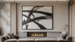 Paths | Oil And Acrylic Painting in Paintings by Anastasiia Krykun. Item composed of wood and canvas in minimalism or modern style