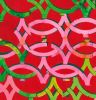 Red, Green, and Pink! | Oil And Acrylic Painting in Paintings by Margaret Lanzetta. Item made of canvas & synthetic