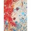 Red Touchstone | Oil And Acrylic Painting in Paintings by Elmira Lilic. Item composed of canvas