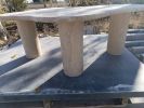 Coffee Table Amorphous Travertine | Tables by Babil Stone. Item composed of stone in minimalism or art deco style