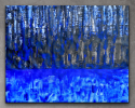 Into The Blue | 40x51 | Ultramarine Large Abstract Canvas Yv | Oil And Acrylic Painting in Paintings by Jacob von Sternberg Large Abstracts. Item made of canvas & synthetic