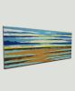 Sea view Landscape | Oil And Acrylic Painting in Paintings by Ronald Hunter | Roxier Art Gallery in Rotterdam. Item composed of canvas and synthetic