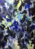 Black & Blue | Oil And Acrylic Painting in Paintings by Viktoria Ganhao. Item composed of canvas and synthetic
