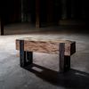 Cypress Log Bench | Benches & Ottomans by Urban Tree Company. Item composed of wood in boho or country & farmhouse style