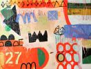 Where Dreams Go | Mixed Media by Paula Saslow, Copper Rose Art. Item composed of canvas in contemporary or urban style