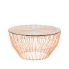 Drum Table | Coffee Table in Tables by Bend Goods. Item composed of metal and glass