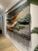 Extra Large Woven Landscape | Tapestry in Wall Hangings by MossHound Designs. Item made of walnut with cotton works with boho & mid century modern style