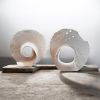 Ocean Inspired Ceramic Seashell | Feng Shui | Sculptures by Elena Miller. Item composed of ceramic compatible with minimalism and contemporary style