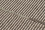 Rug & Kilim's Accent Kilim, Gray and White Textural Stripes | Area Rug in Rugs by Rug and Kilim