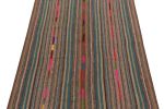 1950s Vintage chaput Kilim style in Beige-Brown, Blue | Area Rug in Rugs by Rug and Kilim