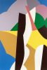 In harmony | Oil And Acrylic Painting in Paintings by Kotaro Machiyama. Item made of canvas compatible with art deco style