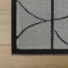 Monochrome Muse | Rugs by Hillary Ronney-Fernandes | LWI. Item composed of wool compatible with mid century modern and contemporary style