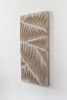 Pleated Wall Sculpture | Wall Hangings by andagain. Item made of canvas compatible with minimalism and contemporary style