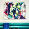 custom paintings for Egeo Restaurant | Mixed Media by Bianca Romero | Egéo NYC in Queens