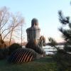 Outdoor Sculpture | Public Sculptures by Alex Lidagovsky | Riviera Riverside Yacht Club in Kyiv. Item made of steel