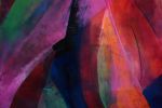 Enfolding | Oil And Acrylic Painting in Paintings by Kimbal Quist Bumstead. Item made of wood